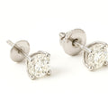14K White Gold 0.50 ctw Diamond Stud Earrings
