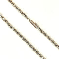 14K White Gold Rope Chain 18"