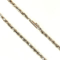 14K White Gold Rope Chain 18"