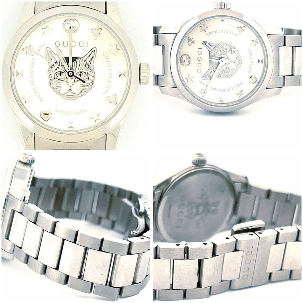 Gucci G-Timeless Stainless Steel Women's Watch YA126595 27mm 6