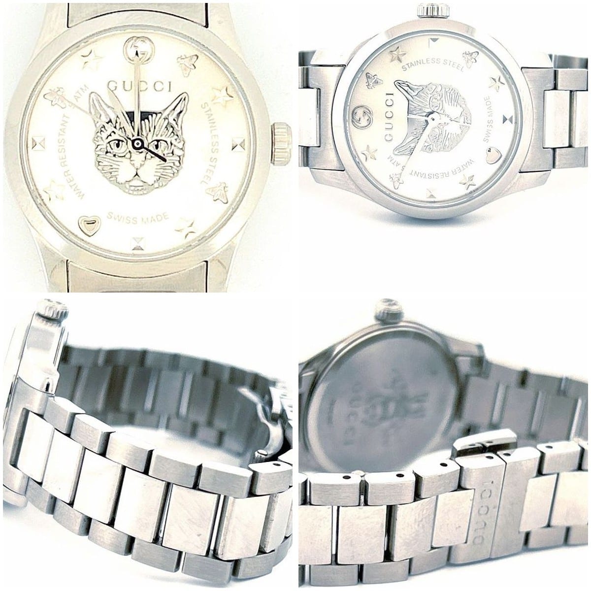 Gucci G-Timeless Stainless Steel Women's Watch YA126595 27mm 6