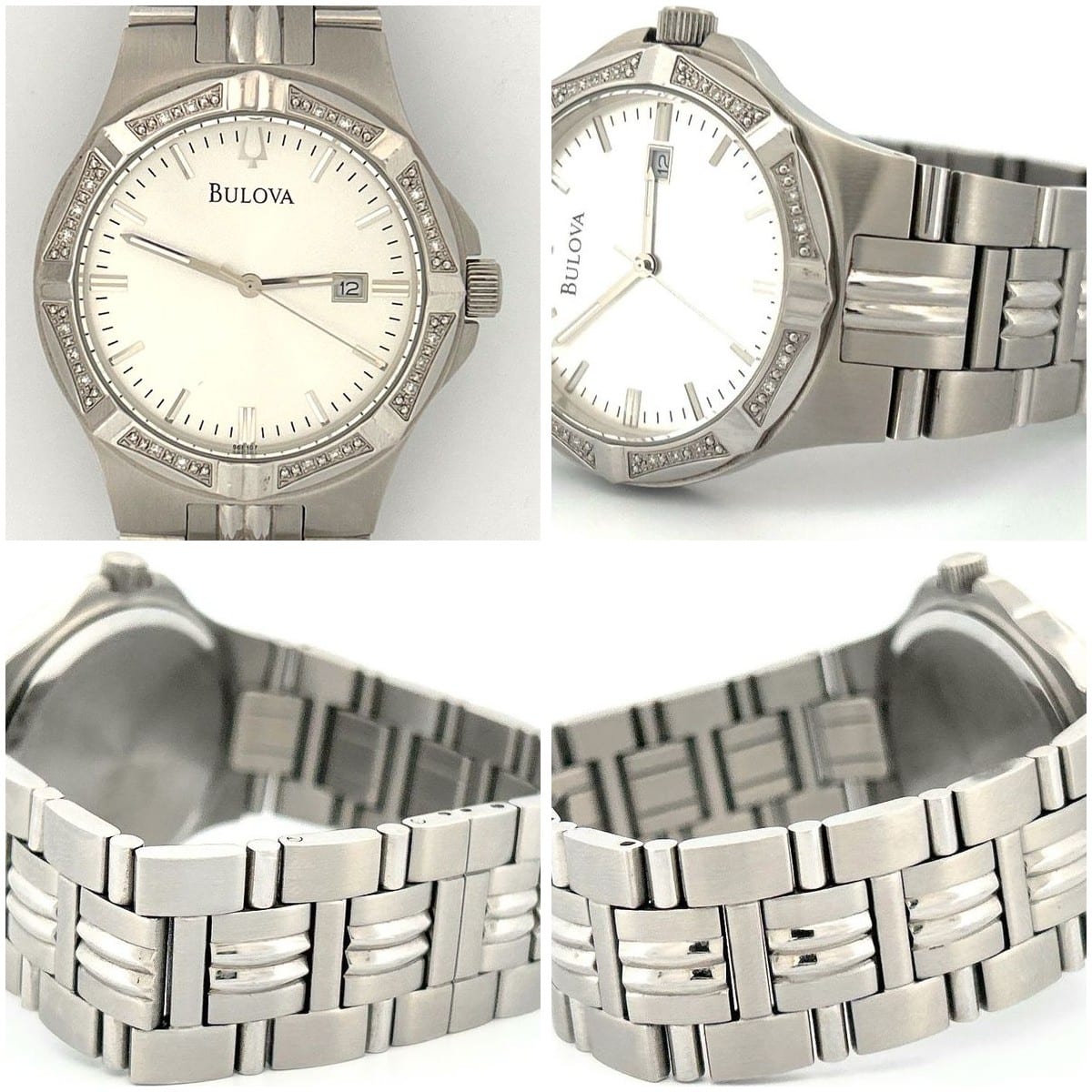 Bulova Men's Diamond Odilon Watch 96E107 42mm 7