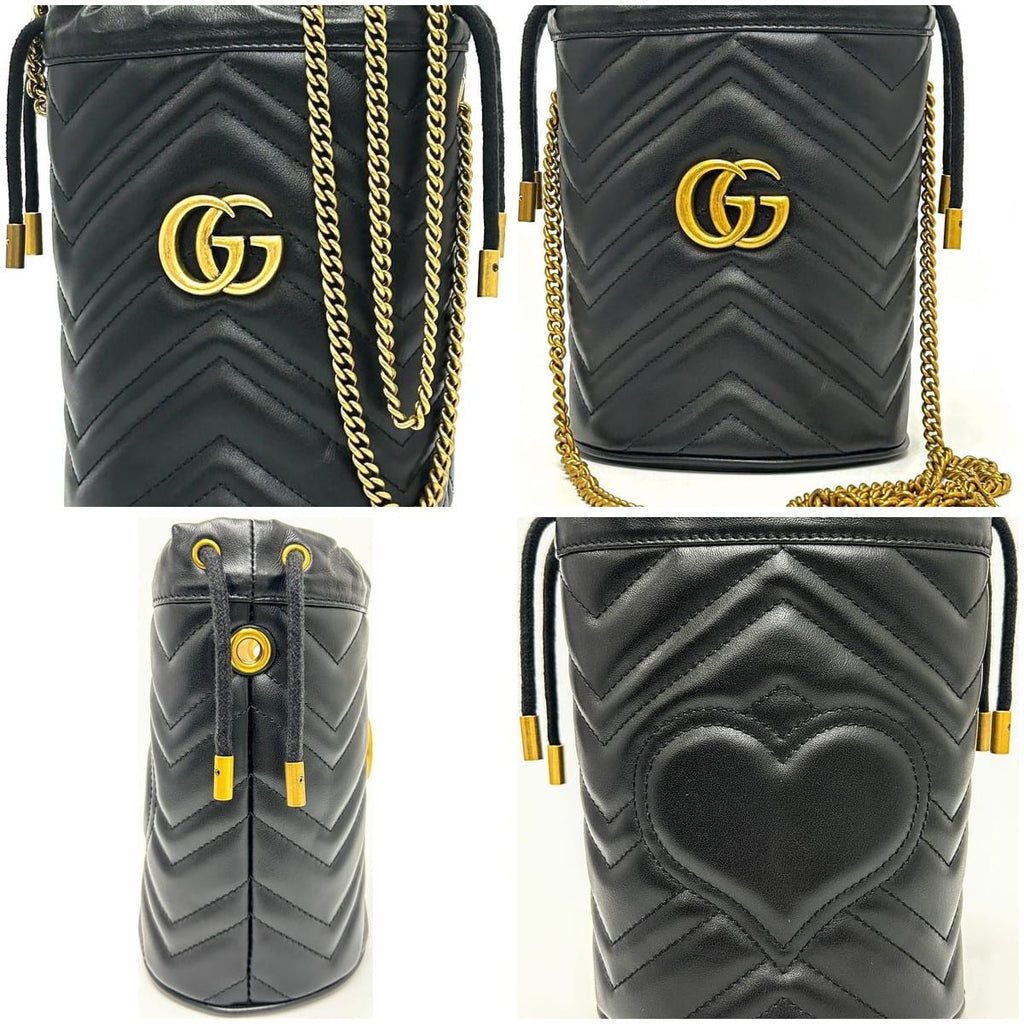 Gucci GG Marmont Mini Bucket Bag 8