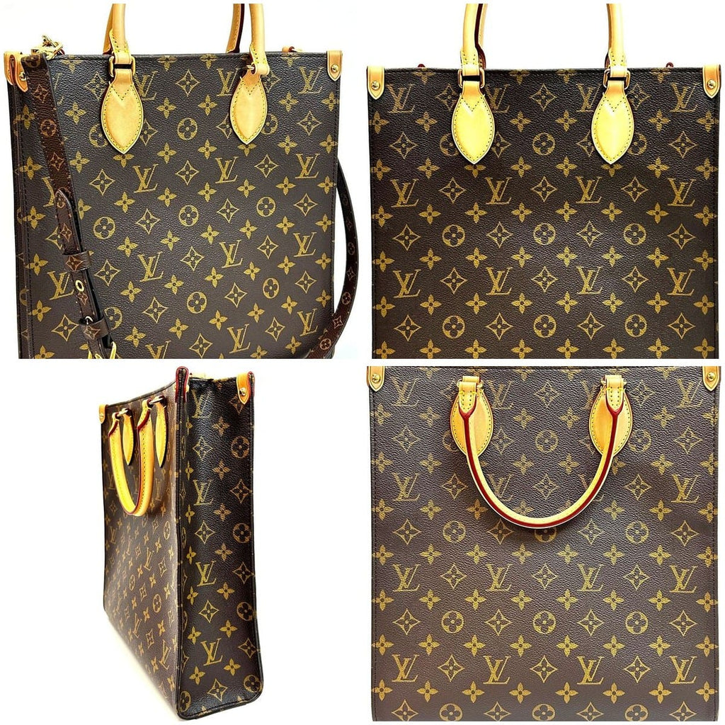 Louis Vuitton Sac Plat PM Monogram Canvas Brown 7