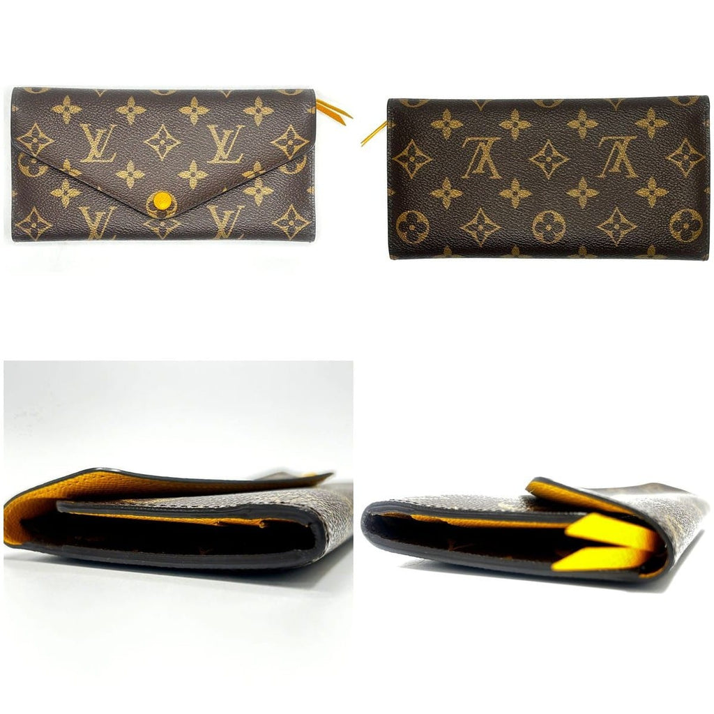 Louis Vuitton Josephine Wallet in Monogram Canvas Yellow Mimosa 9