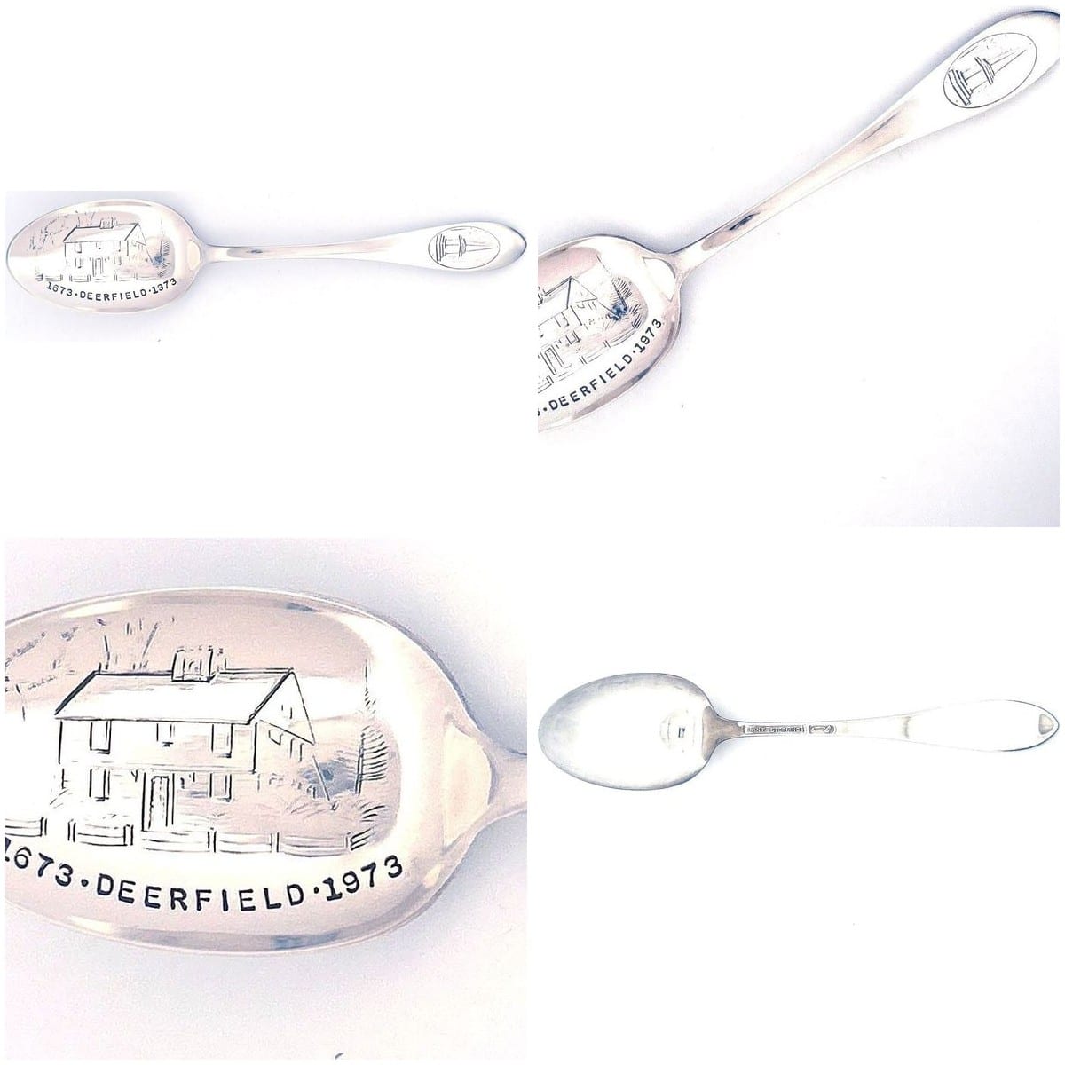 0.925% Sterling Silver Old Deerfield Tricentennial Spoon 5