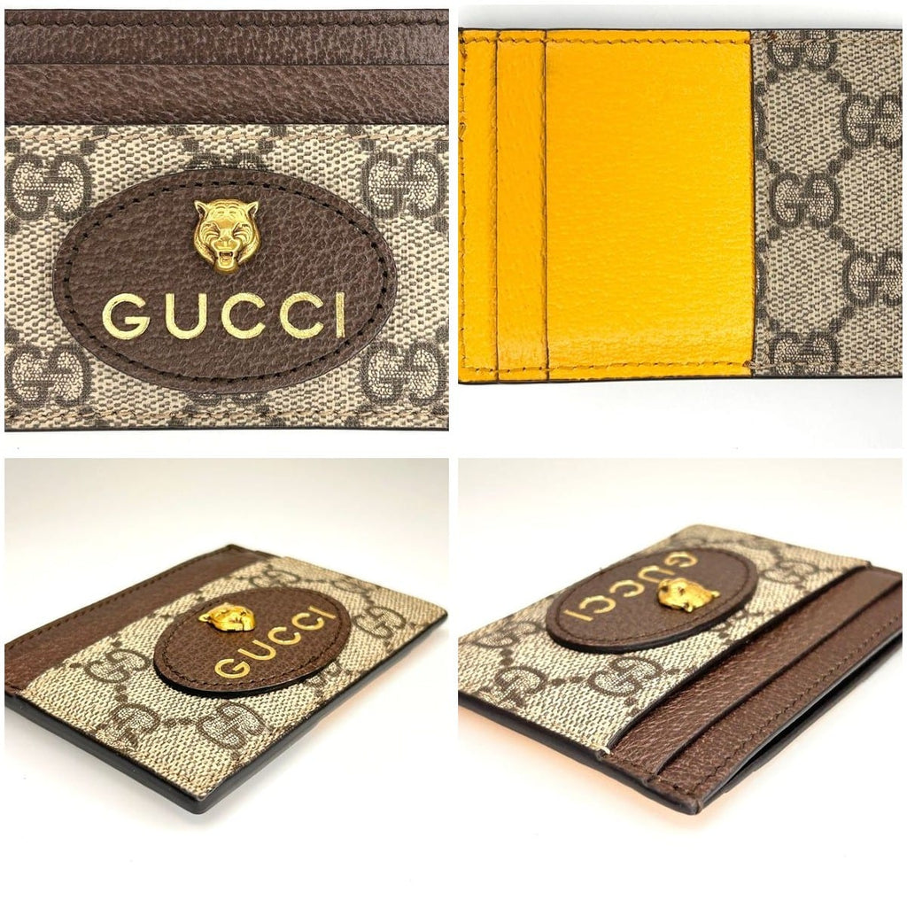 Gucci GG Supreme Leather Card Holder 7