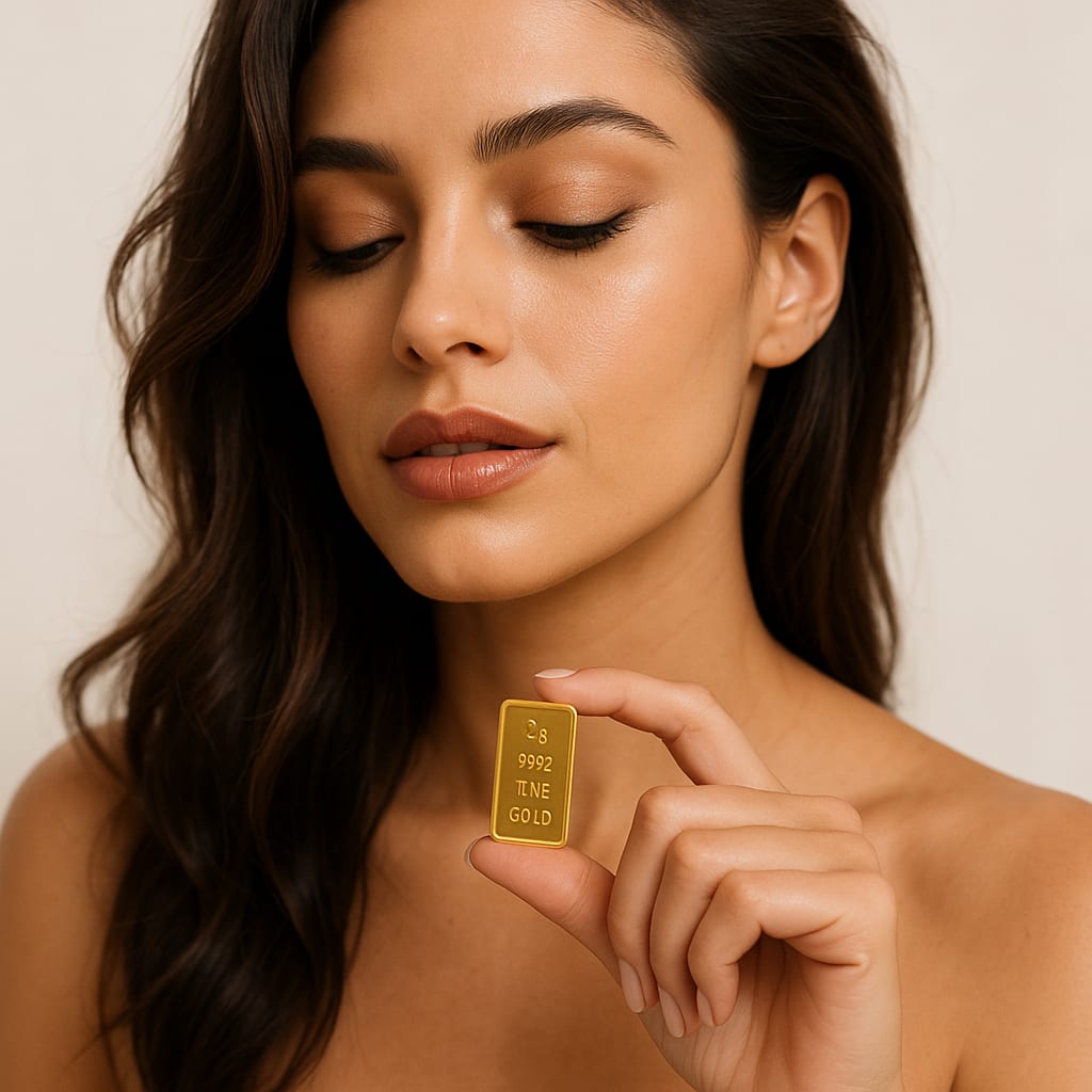 24K Yellow Gold 2-Gram Bar 0.999 6