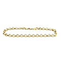 14K Yellow Gold Rolo Bracelet 8.5" 1