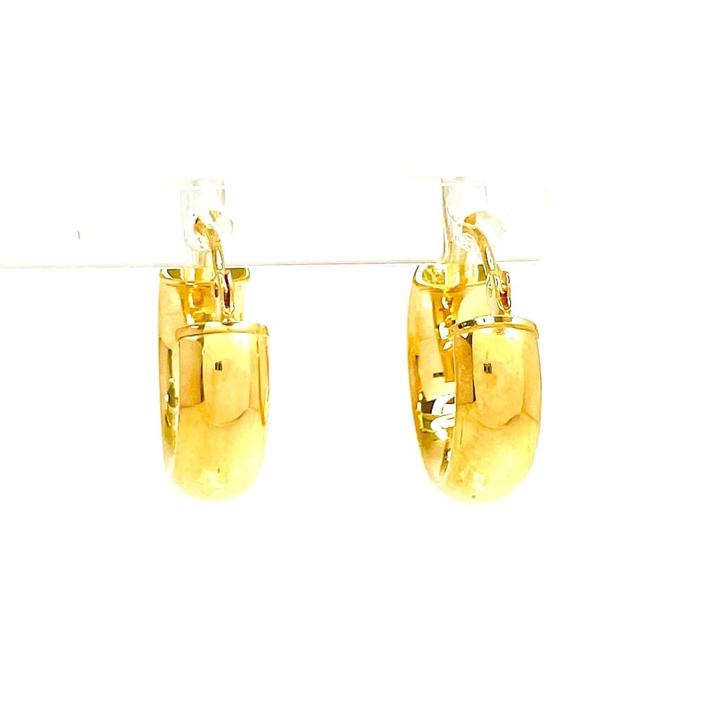 14K Yellow Gold Hoop Earrings 1