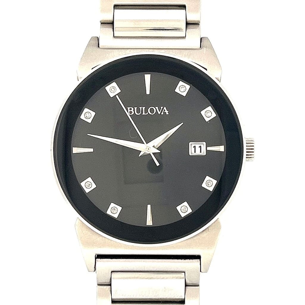Men's Bulova Diamond Dress Watch 96D121 40mm 1