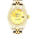 Rolex Ladies Datejust Ref 79173 Champagne T/T with Diamond Bezel 1