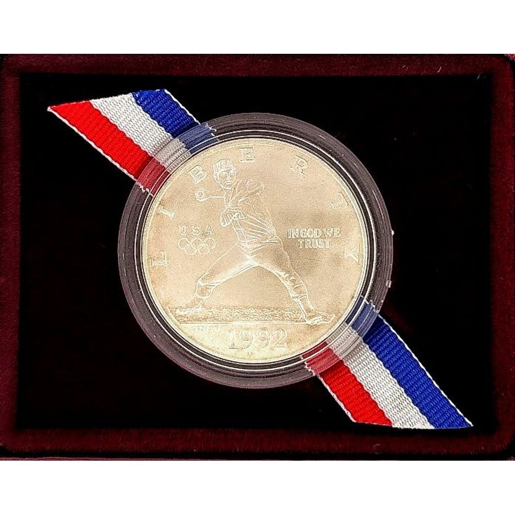 1992 U.S. Olympic Silver Dollar Coin 1