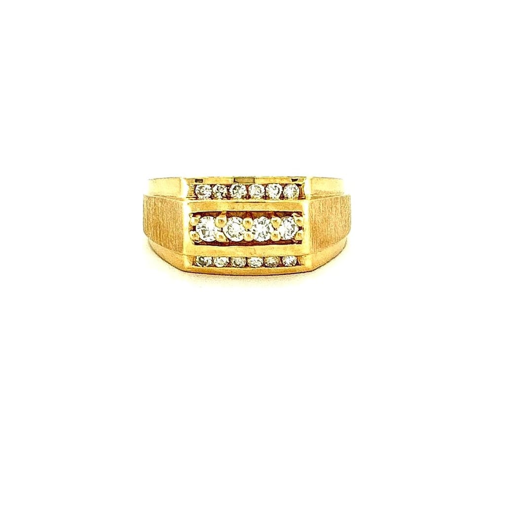 14K Yellow Gold .40ctw Diamond Ring 1