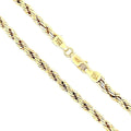 14K Yellow Gold Rope Bracelet  7.5" 1