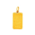 24K Yellow Gold Bar w/ 14K Yellow Gold Bezel 1