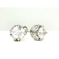14K White Gold 2.0 ctw Diamond Earrings 1