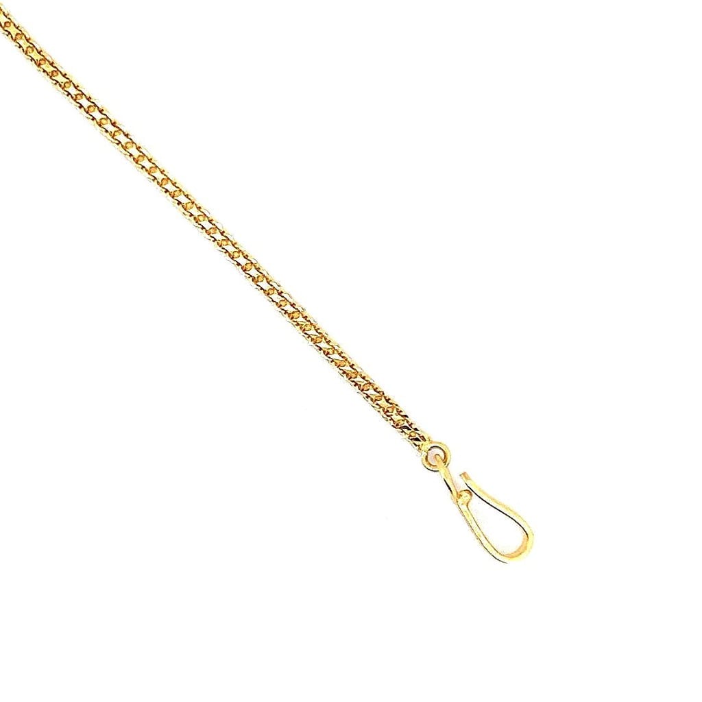 18K Yellow Gold Fancy Chain Necklace 1