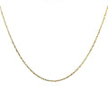 14K Yellow Gold Rope Chain Necklace 1
