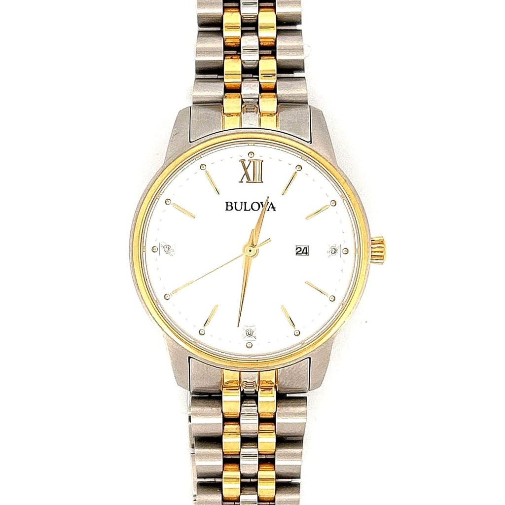 Bulova 98P197 Women’s Two-Tone Stainless Steel Watch – 32mm 1