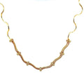 18K Yellow Gold 3.0 ctw Diamond Necklace 1
