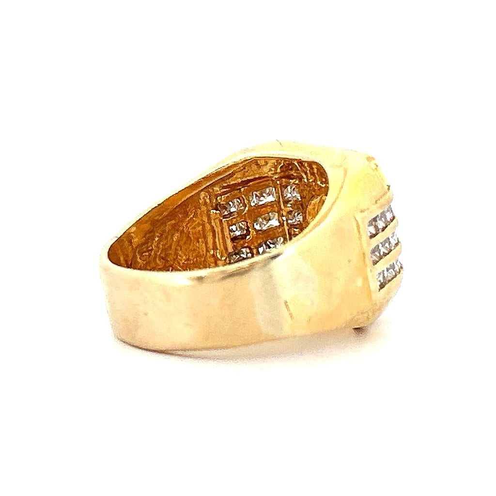 18K Yellow Gold 3.50 ctw Diamond Ring 2