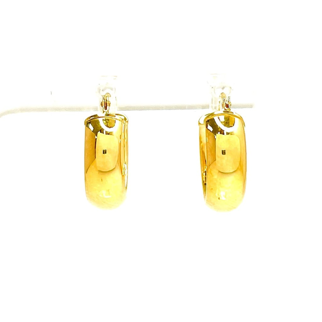 14K Yellow Gold Hoop Earrings 2