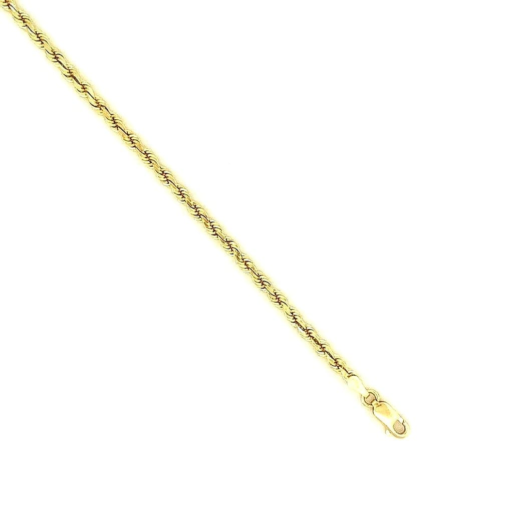 14K Yellow Gold Rope Chain 24" 2