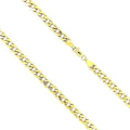 18K Yellow Gold Curb Link Chain 21.75" 2