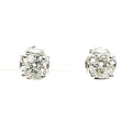 14K White Gold 2.0 ctw Diamond Earrings 2