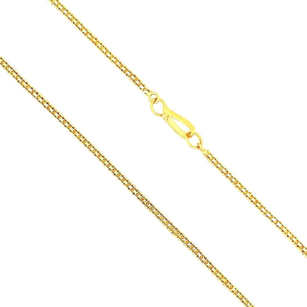 18K Yellow Gold Fancy Chain Necklace 2