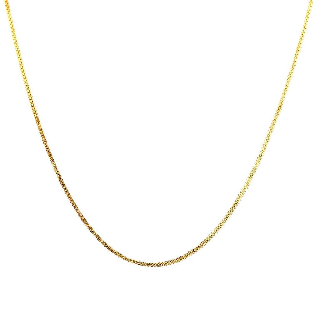 18K Yellow Gold Fancy Chain Necklace 3