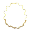18K Yellow Gold 3.0 ctw Diamond Necklace 3