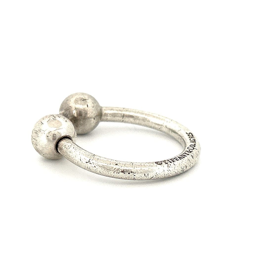 Tiffany & Co. 0.925 Horseshoe Key Ring 4
