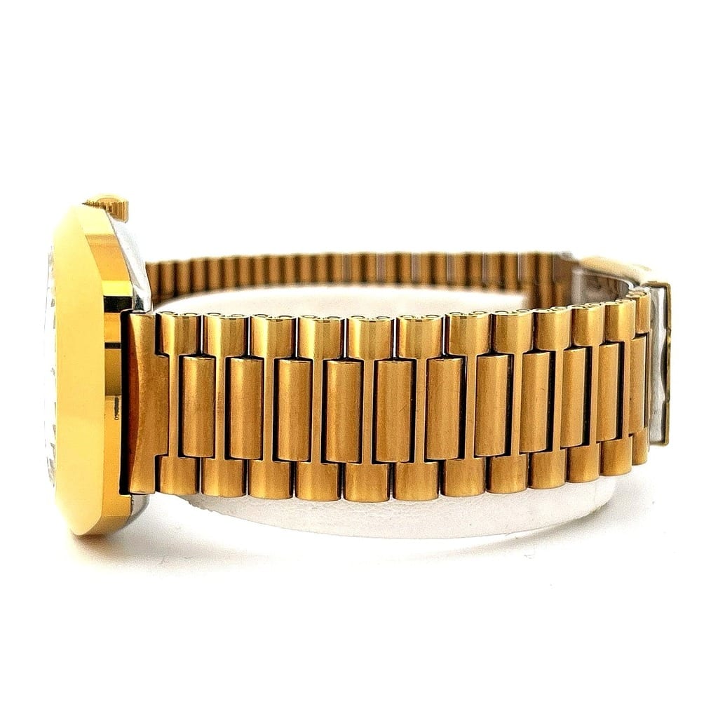 RADO Diastar Sugarcube Gold-Tone Watch 4