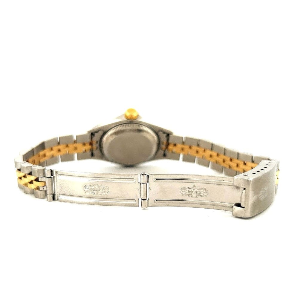 Rolex Ladies Datejust Ref 79173 Champagne T/T with Diamond Bezel 4