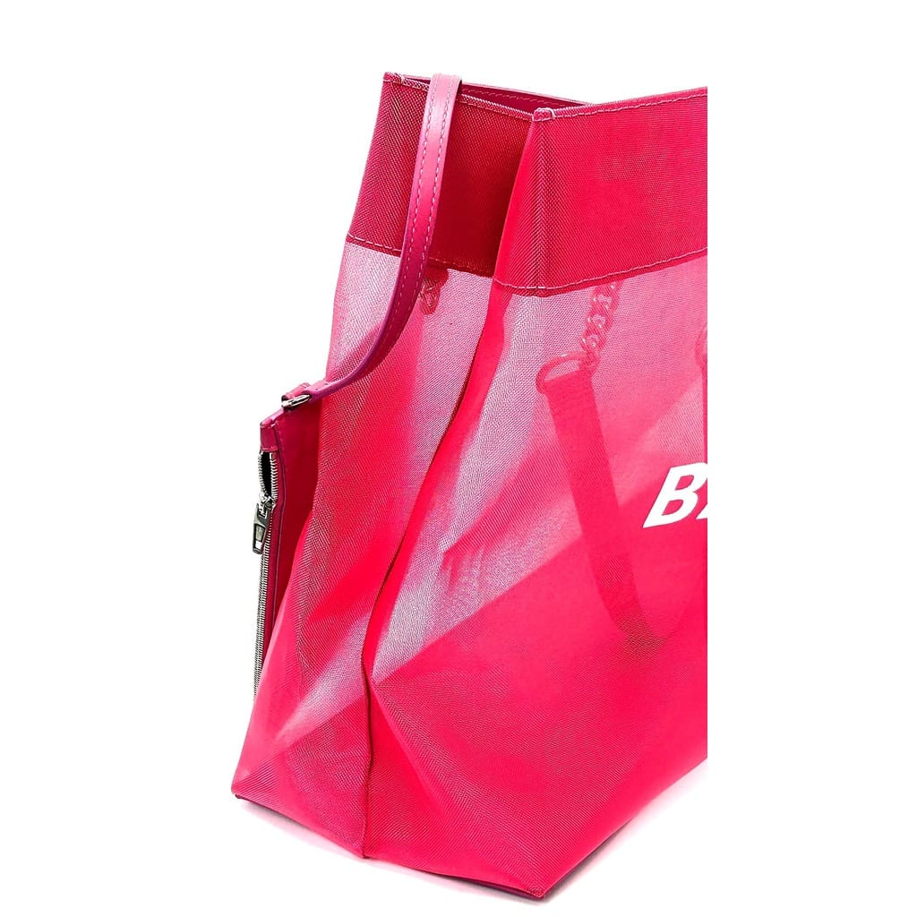 Balenciaga Duty Free Large Mesh Tote 2023 Pink 4