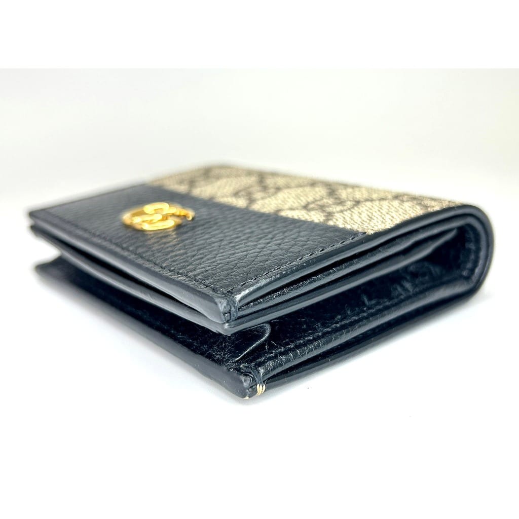 Gucci Bi-Color GG Marmont Card Case Wallet 4