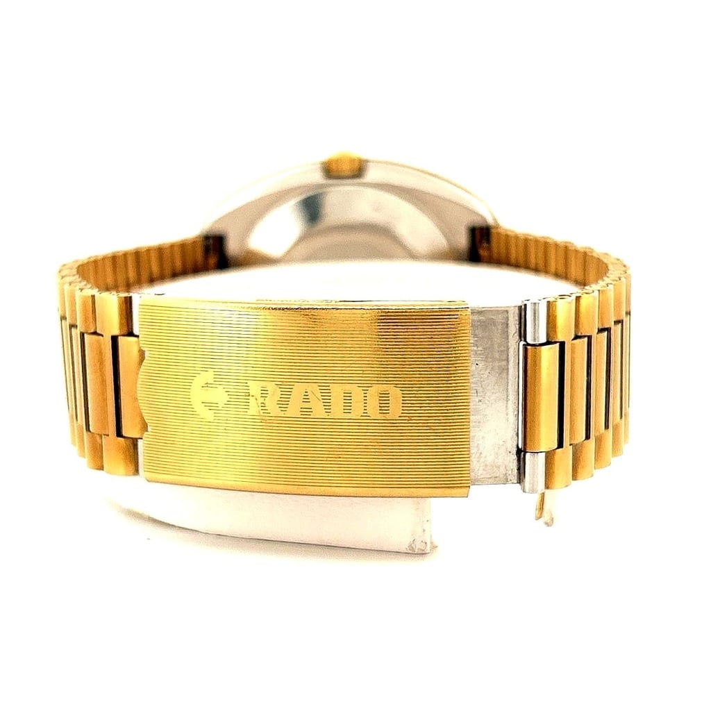 RADO Diastar Sugarcube Gold-Tone Watch 5
