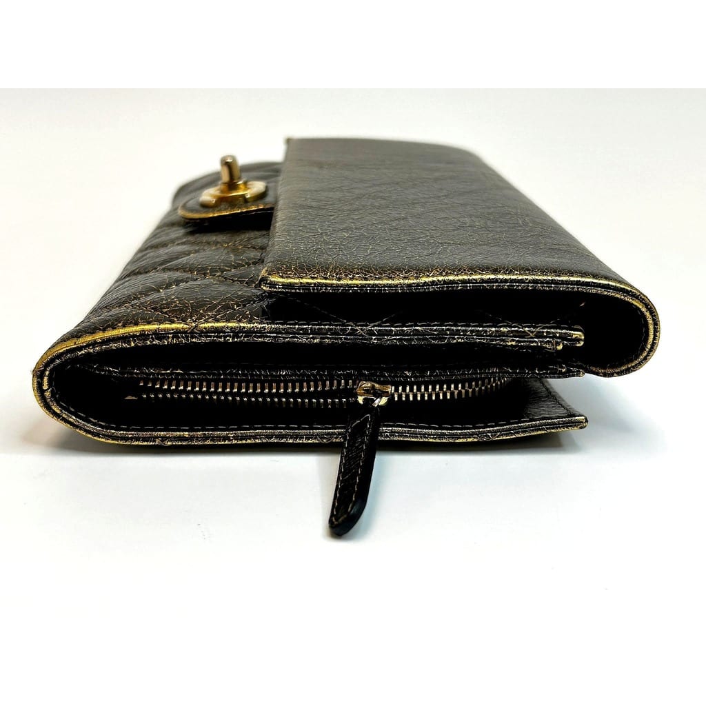 Chanel Quilted Zip Away Chain Clutch 5