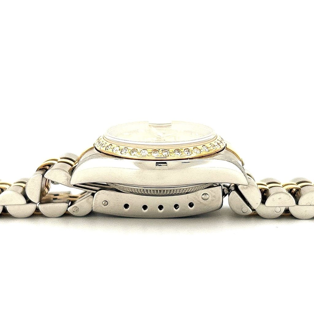 Rolex Ladies Datejust Ref 79173 Champagne T/T with Diamond Bezel 5