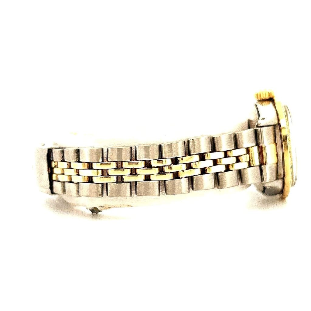 Vintage Rolex Ladies Datejust Ref 6517 Champagne T/T with Diamond Bezel 5