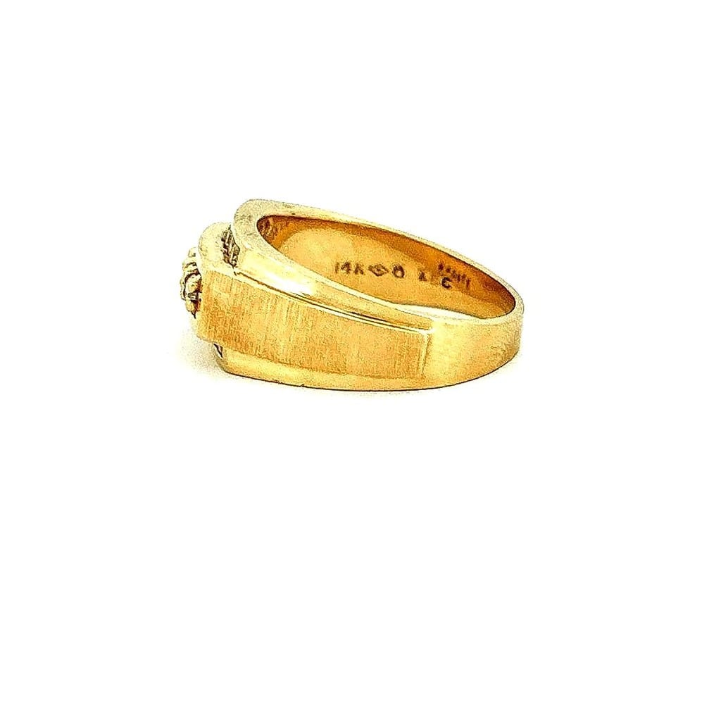 14K Yellow Gold .40ctw Diamond Ring 5