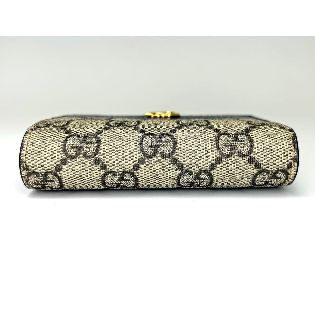 Gucci Bi-Color GG Marmont Card Case Wallet 5
