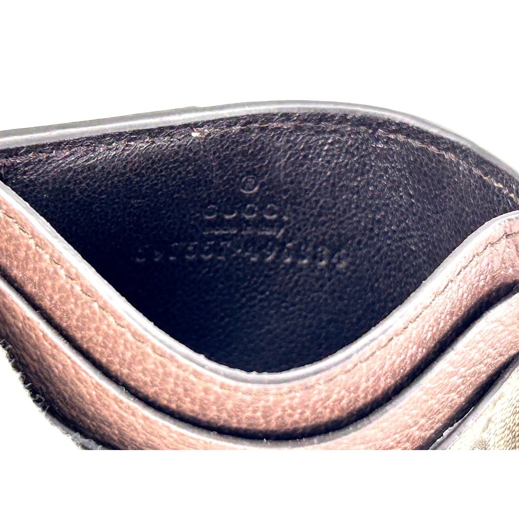 Gucci GG Supreme Leather Card Holder 5