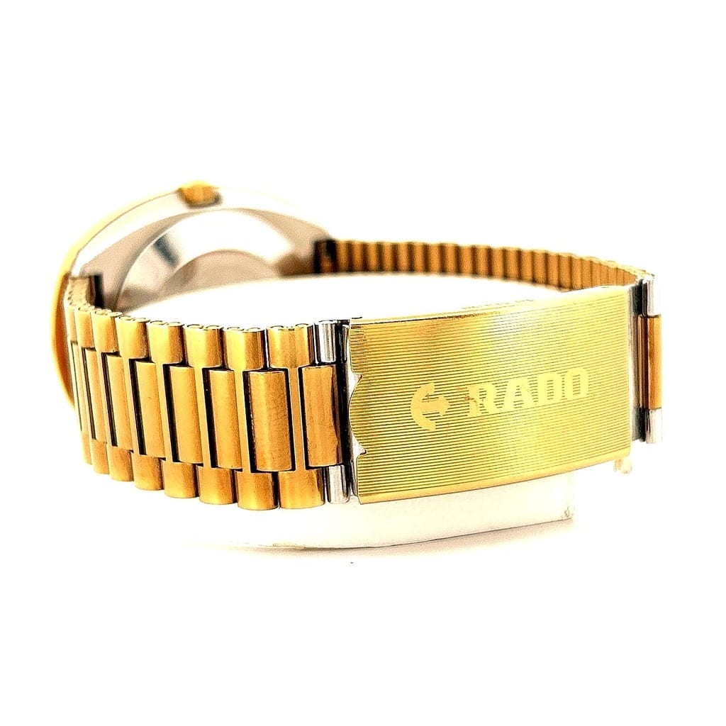 RADO Diastar Sugarcube Gold-Tone Watch 6