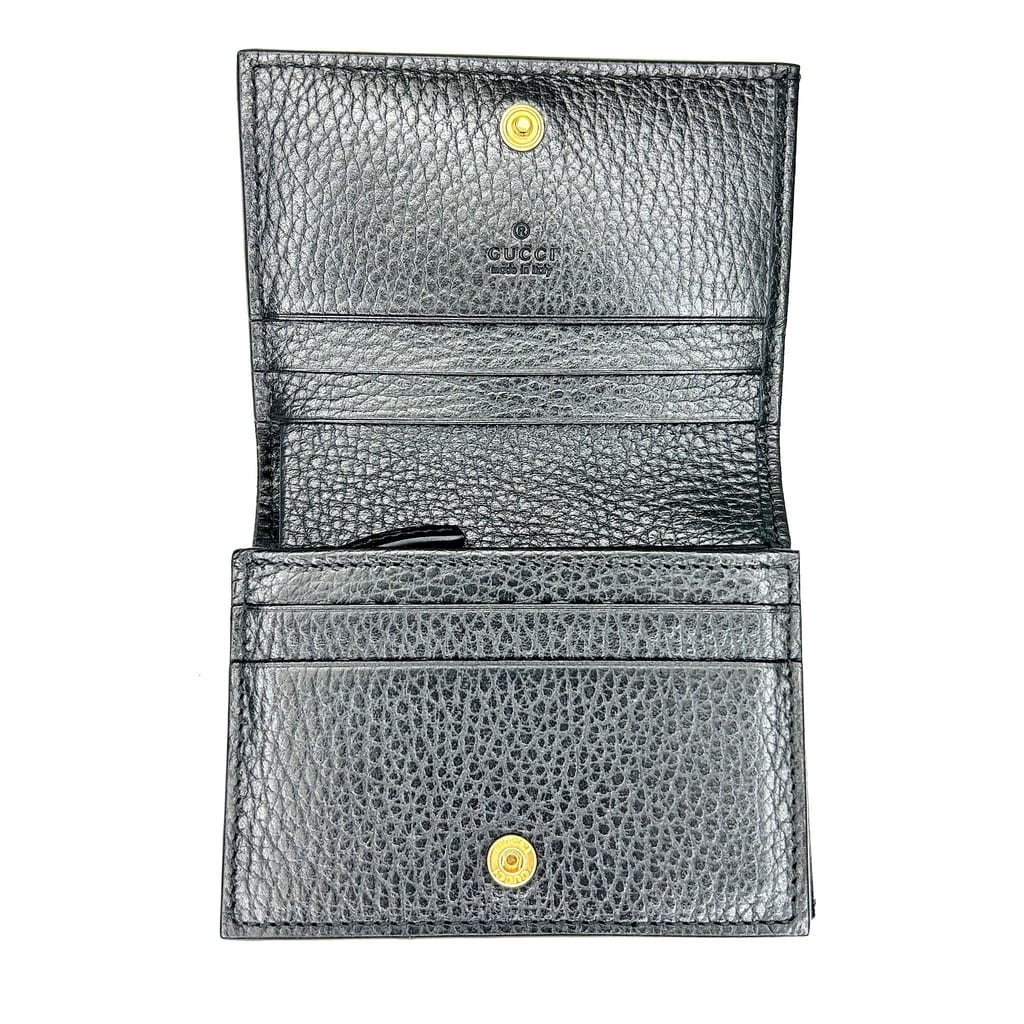 Gucci Bi-Color GG Marmont Card Case Wallet 6