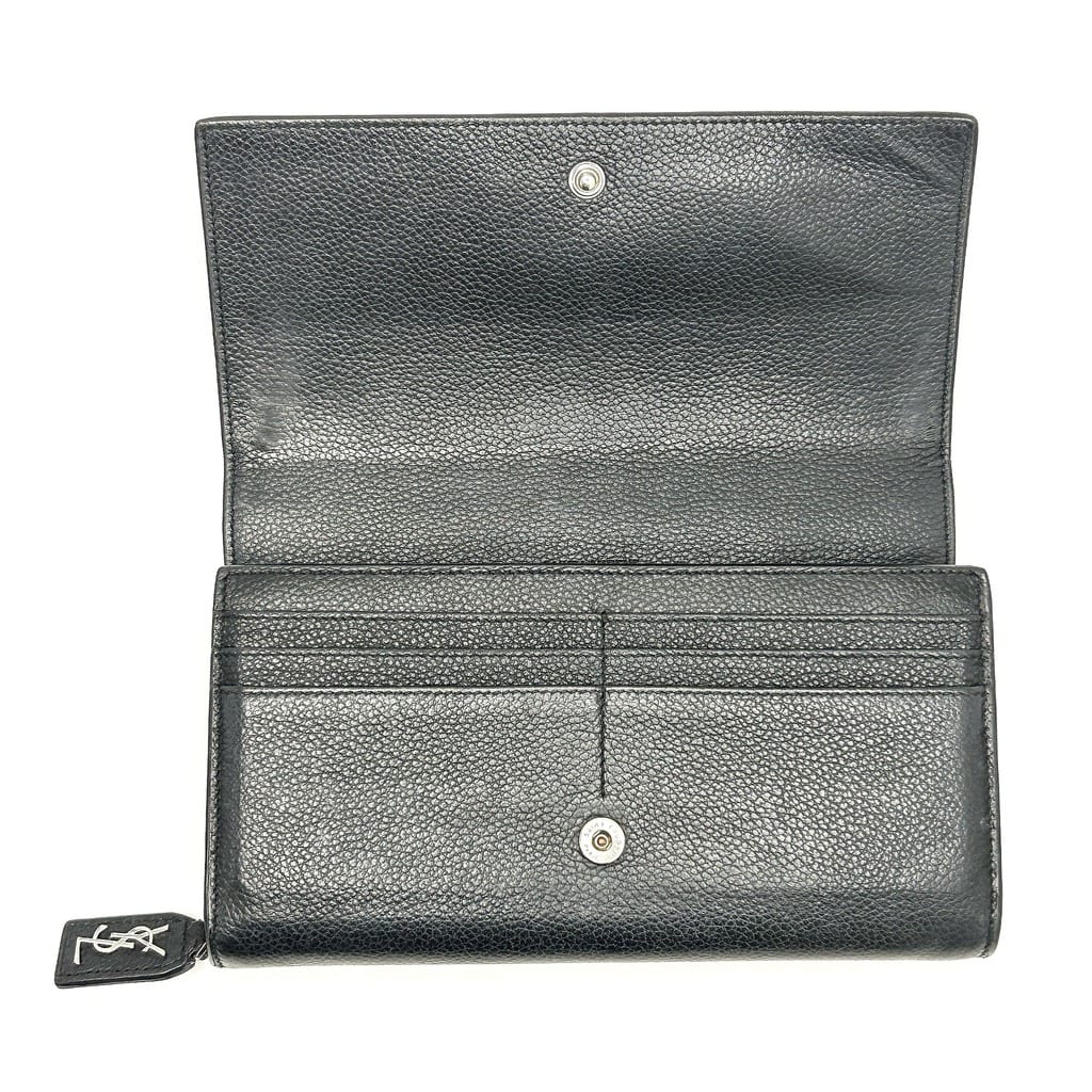 Saint Laurent 2018 Leather Continental Wallet 6