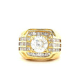 18K Yellow Gold 3.50 ctw Diamond Ring 7