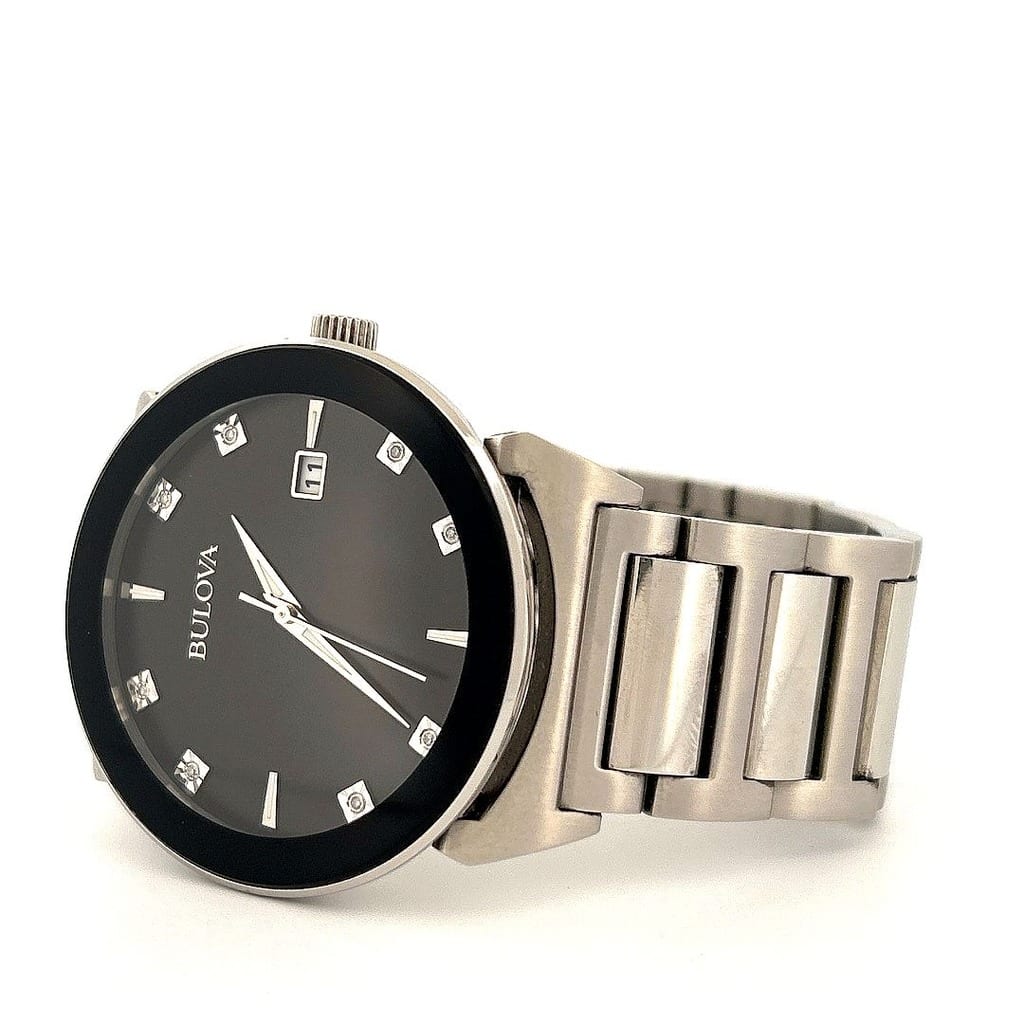 Men's Bulova Diamond Dress Watch 96D121 40mm 7